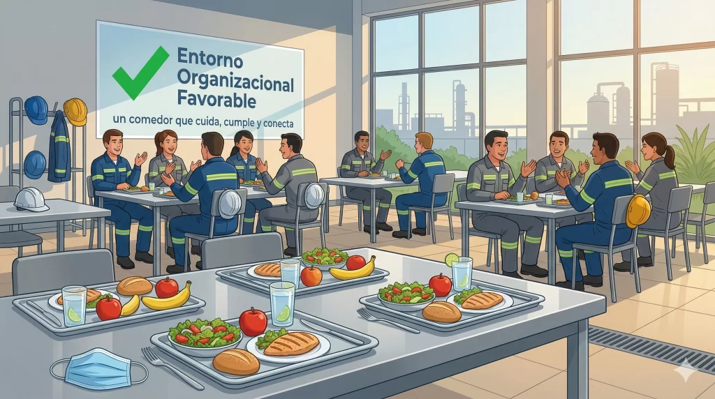 Cómo cumplir la NOM-035 con un comedor industrial en tu empresa