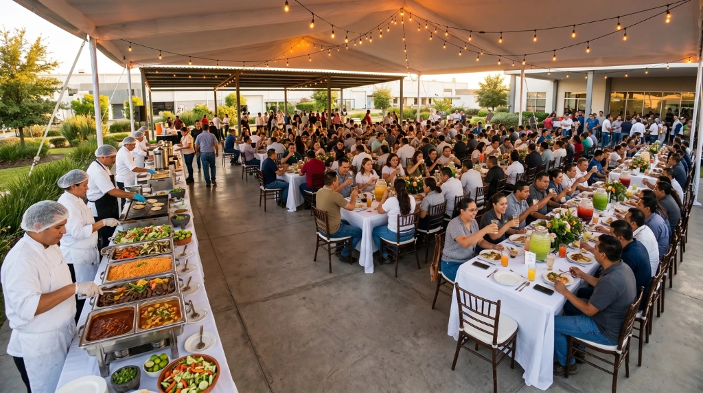 Catering empresarial Mesón Delta para coffee breaks y eventos corporativos