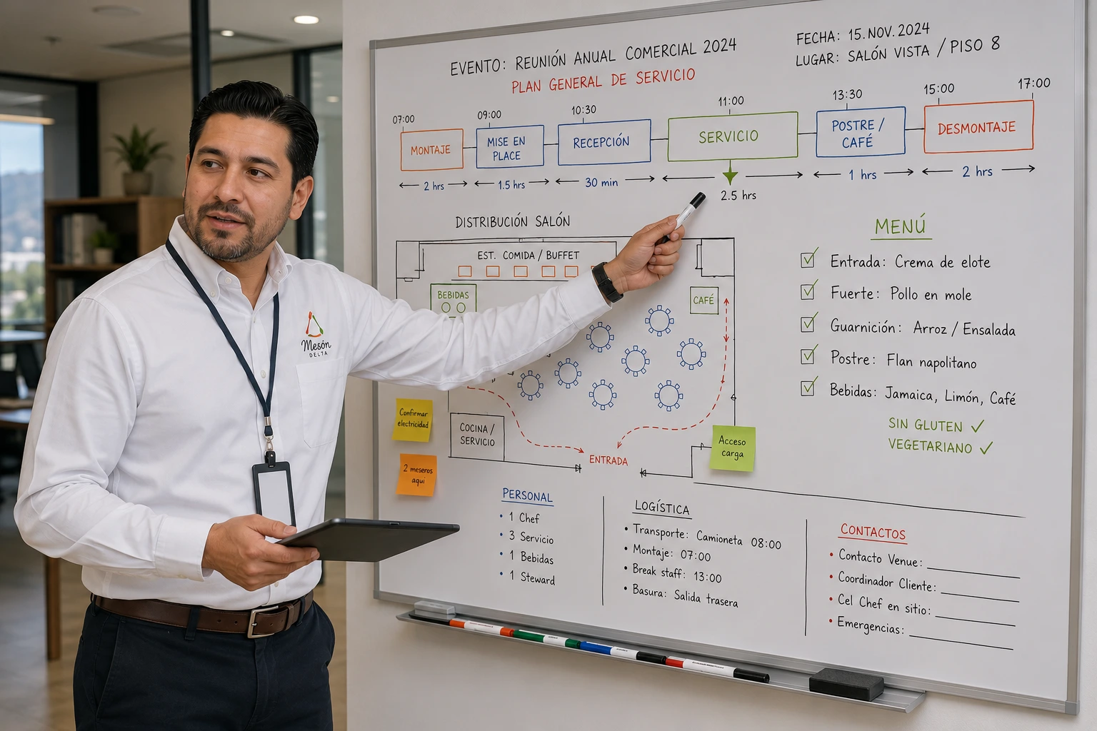 Catering planificado a la medida de cada evento empresarial