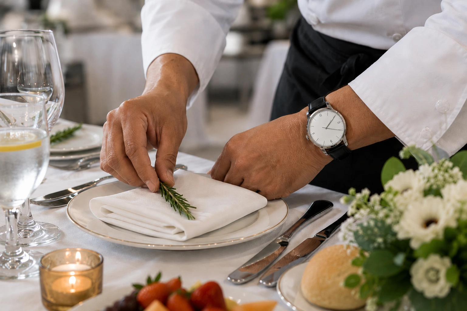 Catering puntual en eventos corporativos Mesón Delta