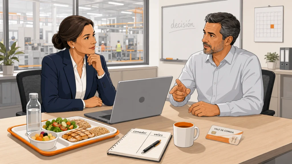 Comedor Industrial vs. Vales de Comida:  Comparativa Operativa